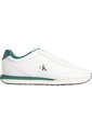 Tenis Blanco Retro Runner En Cuero Calvin Klein de Calvin Klein