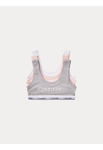Paquete Multicolor De 3 Bralettes - Modern Cotton Para Niñas Calvin Klein Calvin Klein