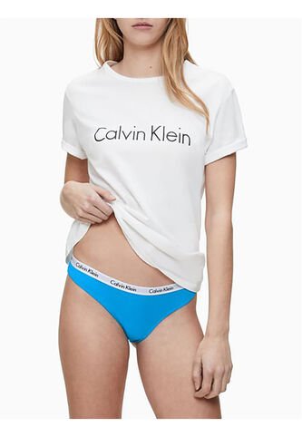 Pantie Azul Tipo Bikini En Algodón Calvin Klein Calvin Klein