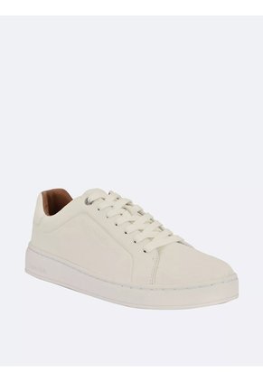 Tenis Blanco De Corte Bajo Con Suela De Plataforma Calvin Klein