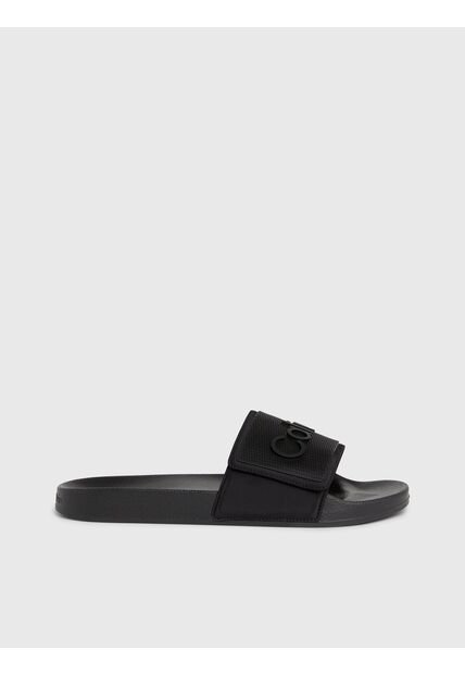 Sandalias Negro Con Velcro Calvin Klein