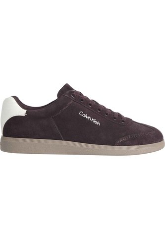 Tenis Café De Corte Bajo Con Textura De Gamuza Calvin Klein Calvin Klein