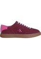 Tenis Rojo De Ante De Perfil Bajo Calvin Klein de Calvin Klein