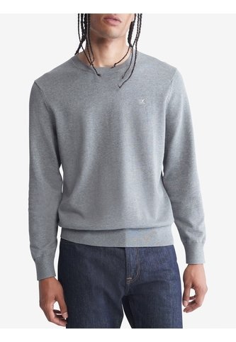 Saco Manga Larga Con Logo Gris Calvin Klein Calvin Klein