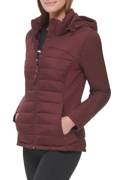 Chaqueta Roja Ligera De Técnica Mixta Calvin Klein
