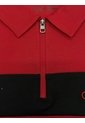 Polo Rojo Standard Con Cremallera Calvin Klein de Calvin Klein