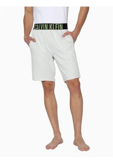 Shorts De Estar Por Casa  Intense Power Hombre Blanco Calvin Klein