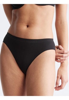 Bikini Negro Con Logo Mujer Calvin Klein