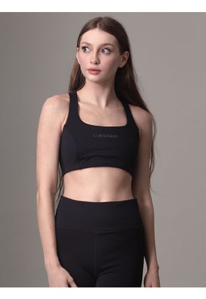 Top Negro Deportivo De Impacto Medio Calvin Klein