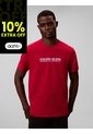 Camiseta Roja Con Estampado De Logo Calvin Klein de Calvin Klein