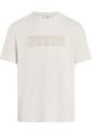 Camiseta Blanca Con Bordado Texturizado Calvin Klein de Calvin Klein