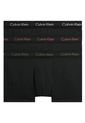 Pack De 3 Boxer Negros Low Rise Trunk - Cotton Strech Calvin Klein de Calvin Klein