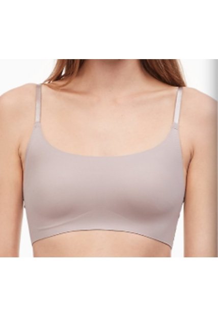 Bralette Beige Lined Retro Calvin Klein