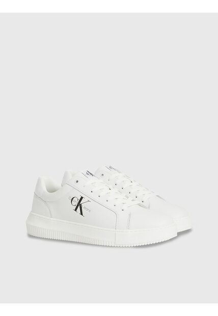 Tenis Blancos De Piel Para Hombre Calvin Klein