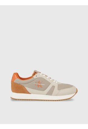 Tenis Beige Beige De Malla Calvin Klein