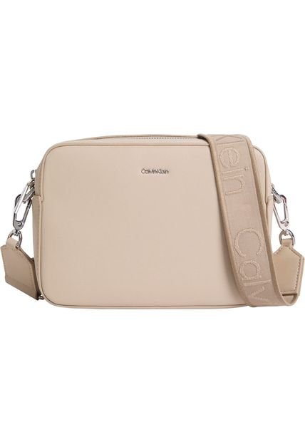 Bolso Beige Cruzado Small Ck Must Calvin Klein