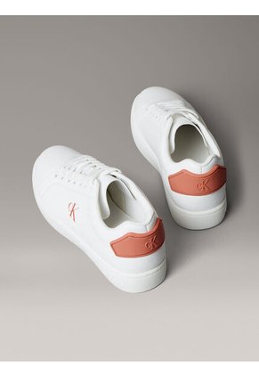 Tenis Blanco Classic Cupsole De Cuero Calvin Klein