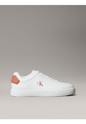 Tenis Blanco Classic Cupsole De Cuero Calvin Klein