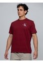 Camiseta Vino Tinto Con Monograma 30s Calvin Klein de Calvin Klein