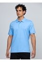 Polo Celeste De Algodón Interlock Calvin Klein de Calvin Klein