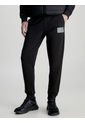 Pantalón De Chándal Con Logo De Algodón Negro Hombre Negro Calvin Klein de Calvin Klein