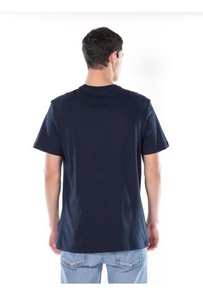 Camiseta Azul Solid Liquid Con Logo Calvin Klein
