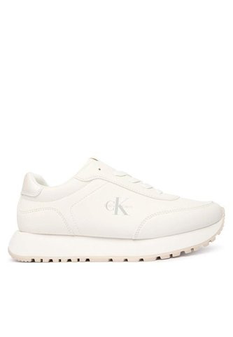Tenis Blanco Para Niña Deportivos De Corte Bajo Con Cordones Calvin Klein Calvin Klein