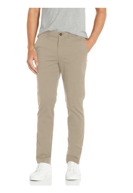 Pantalón Beige Chino Para Hombre Calvin Klein