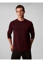 Camiseta Chocolate De Manga Larga De Algodón Premium En Tejido Interlock Calvin Klein de Calvin Klein