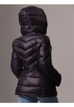 Chaqueta Negra Acolchada Sorona Calvin Klein