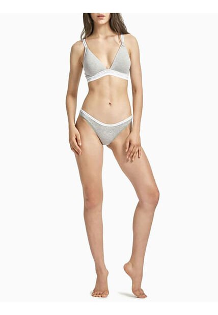 Panties Bikini Ck One Cotton Singles Gris Calvin Klein