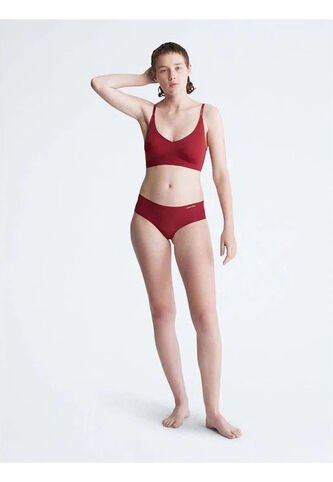 Pantie Hípster De Talle Alto Mujer Rojo Calvin Klein