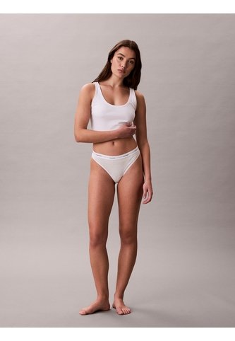Tanga Blanca - Cotton Stretch Rib Calvin Klein Calvin Klein