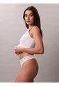 Tanga Blanca - Cotton Stretch Rib Calvin Klein de Calvin Klein