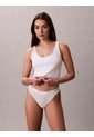 Tanga Blanca - Cotton Stretch Rib Calvin Klein de Calvin Klein