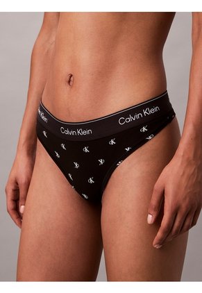 Tanga Negra - Icon Cotton Modal Calvin Klein