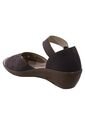 Sandalia Romulo Dama Cuero Graso Ajuste Velcro Tacón Corrido de CALZADO ROMULO