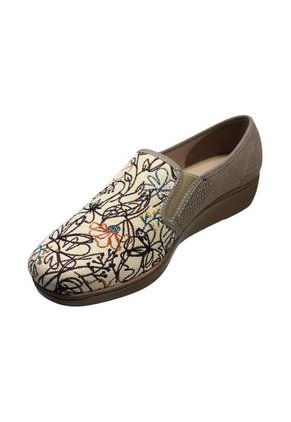 Zapato Textil Mocasín Tacón Corrido Romulo