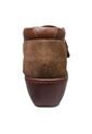 Botín Romulo Cuero Por Gamuza Para Mujer de CALZADO ROMULO