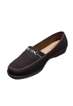 Zapato Mocasín Textil Hebilla Decorativa