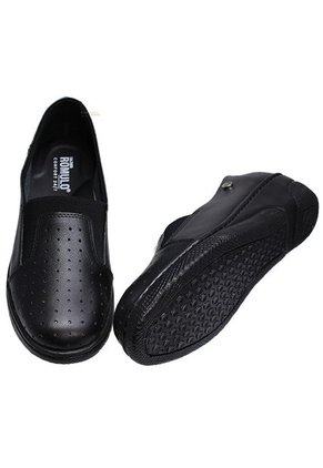 Mocasín Dama Romulo Cuero Con Resorte En Capellada