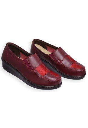 Mocasín Marca Romulo Para Dama En Cuero Tacón Corrido
