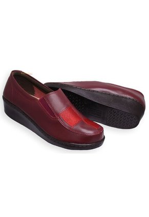 Mocasín Marca Romulo Para Dama En Cuero Tacón Corrido