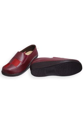 Mocasín Marca Romulo Para Dama En Cuero Tacón Corrido