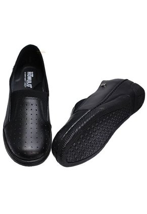 Mocasín Dama Romulo Cuero Con Resorte En Capellada