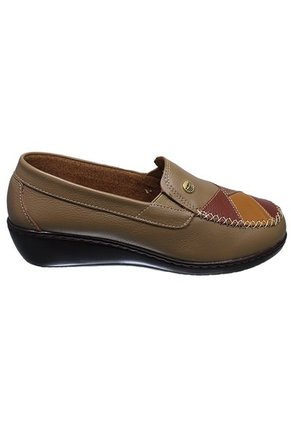 Zapato Mocasín Plano Cuero Para Mujer