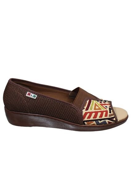 Zapato Despuntado Romulo Textil Para Mujer Sandalia