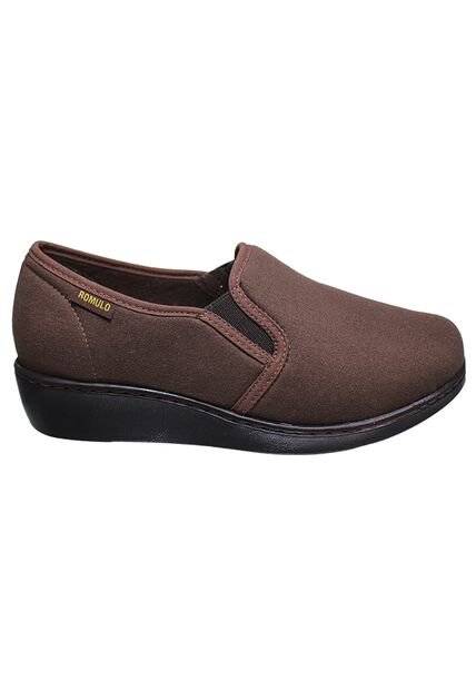 Zapato Romulo Mocasín Textil Tacón Corrido