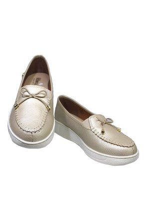 Zapato Mocasín Romulo Tubular Suela Blanca Para Mujer