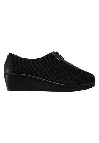 Zapato Mocasín Cremallera En Capellada Cuero Por Textil CALZADO ROMULO